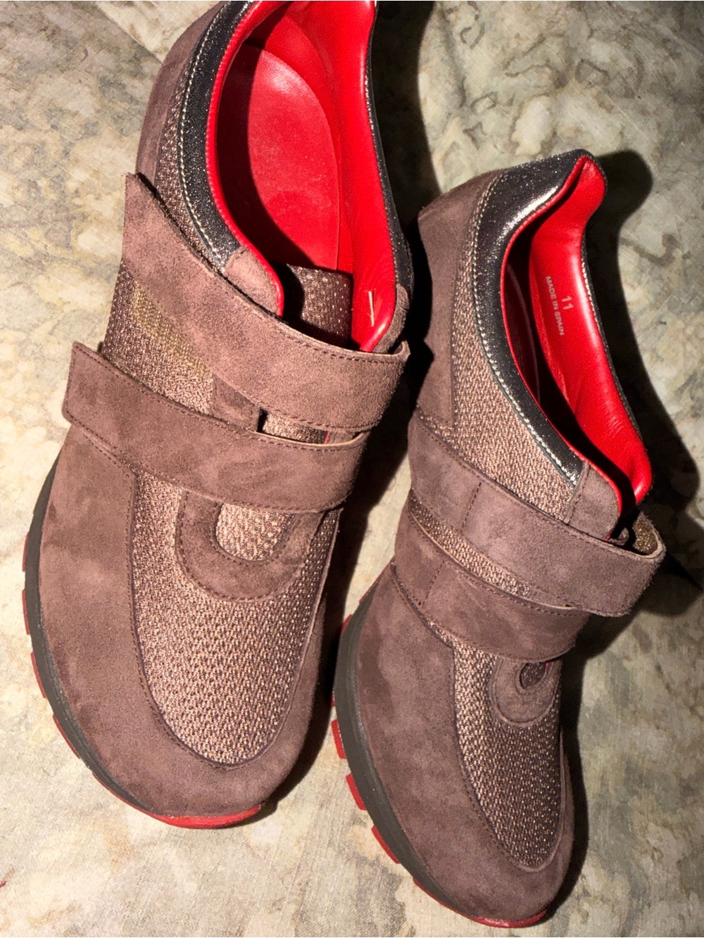 SNEEX THE BLAKE Hard to Find Brown w/Red HY-HEELS - Picture 7 of 7